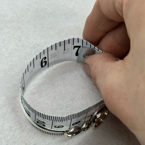 925 Sterling Silver Infinity Design Pinch Bracelet Bangle Fits Kameleon Jewelpop - Picture 10 of 12